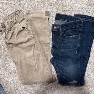 ZARA Stylish Blue and Tan Boy’s Jeans